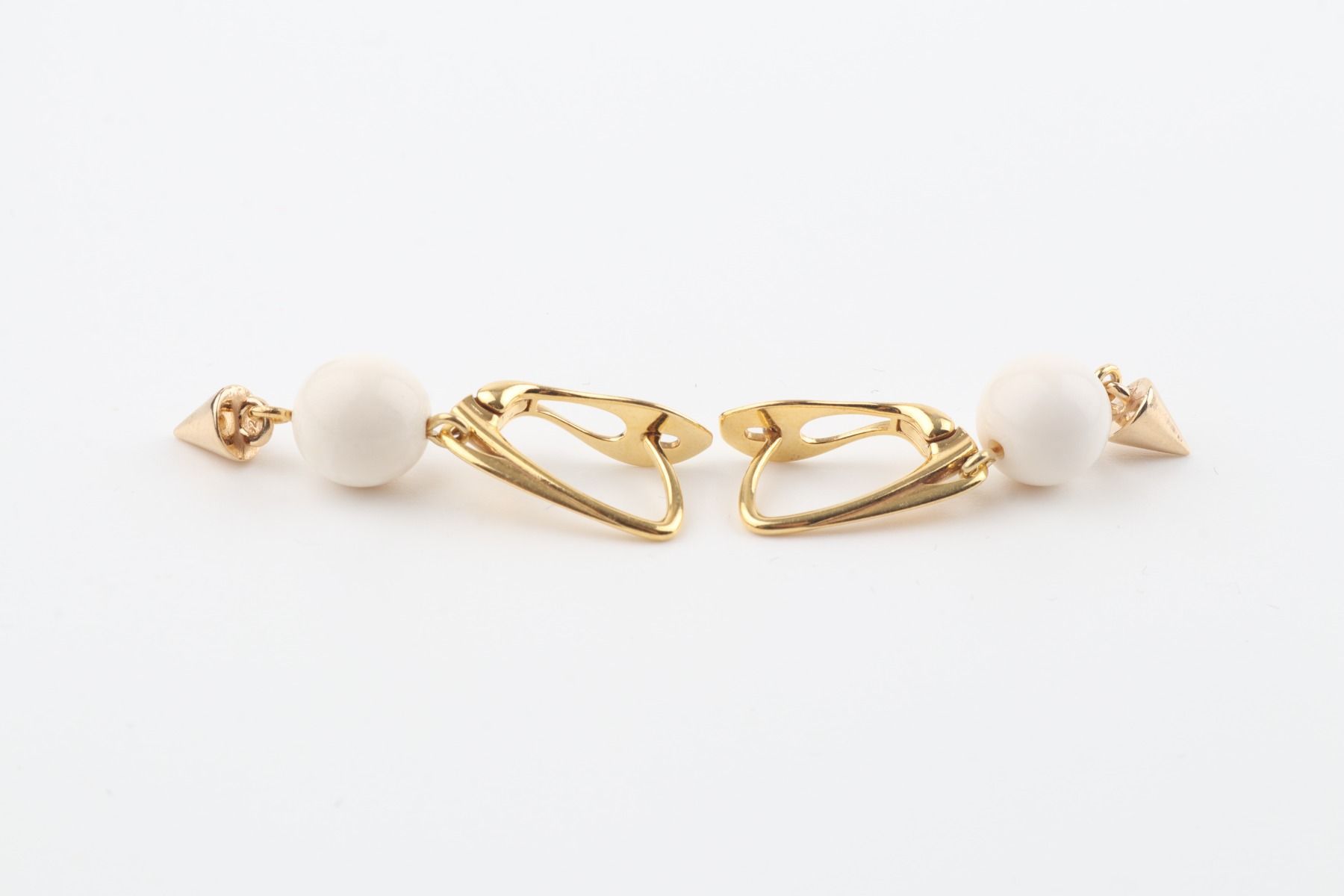 Pyramid Mammoth Ivory Earrings
