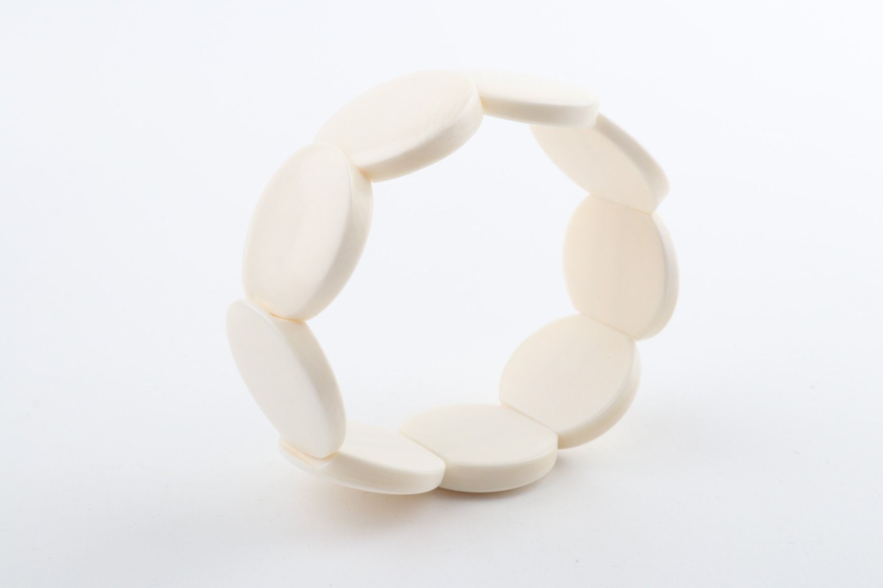 White mammoth ivory bracelet