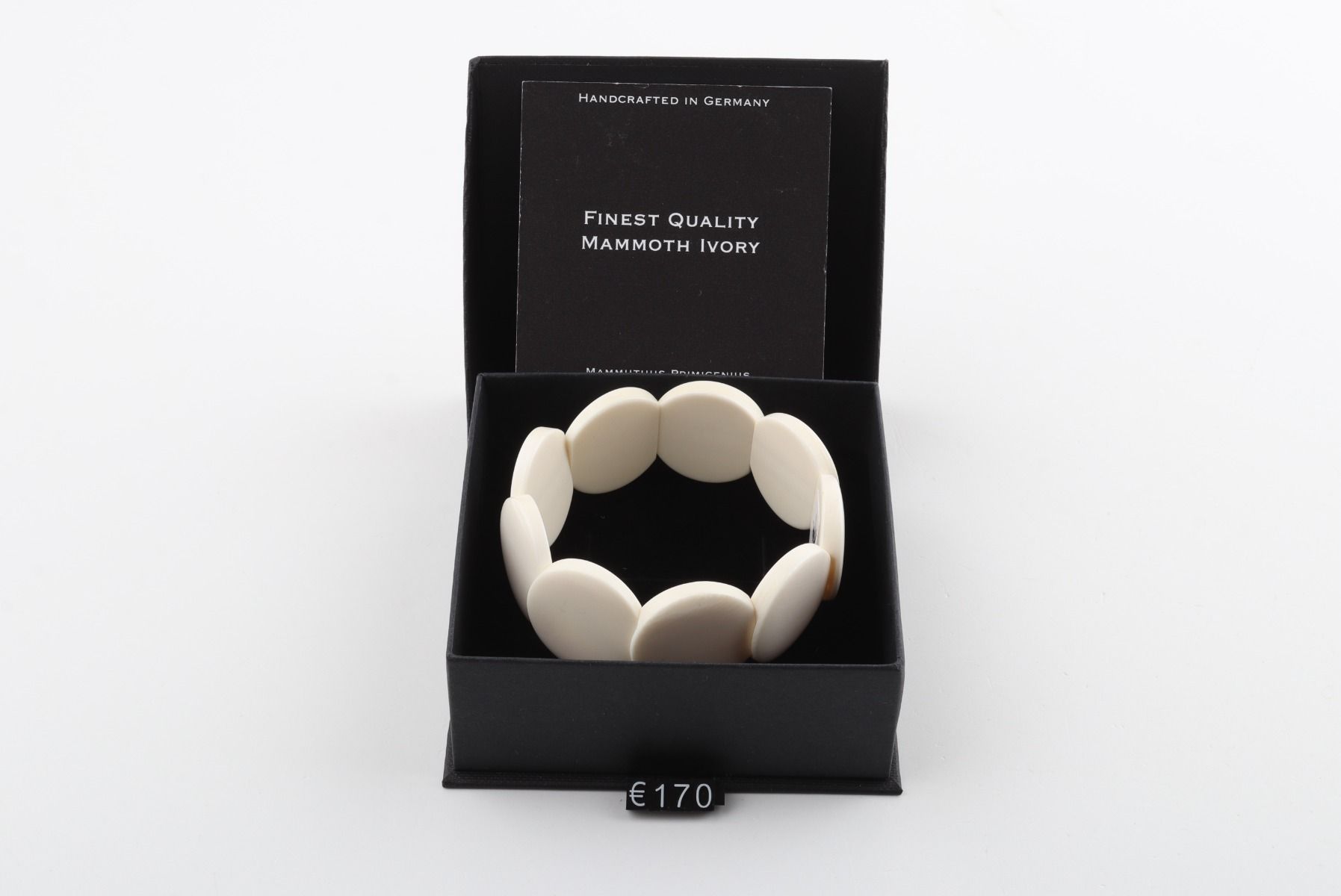 White mammoth ivory bracelet