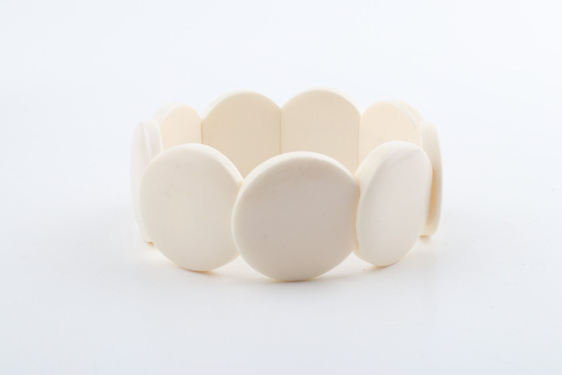 White mammoth ivory bracelet