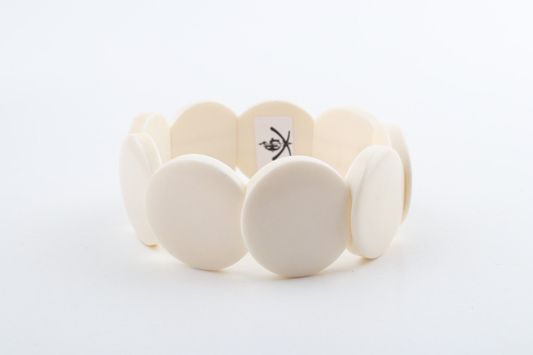 White mammoth ivory bracelet