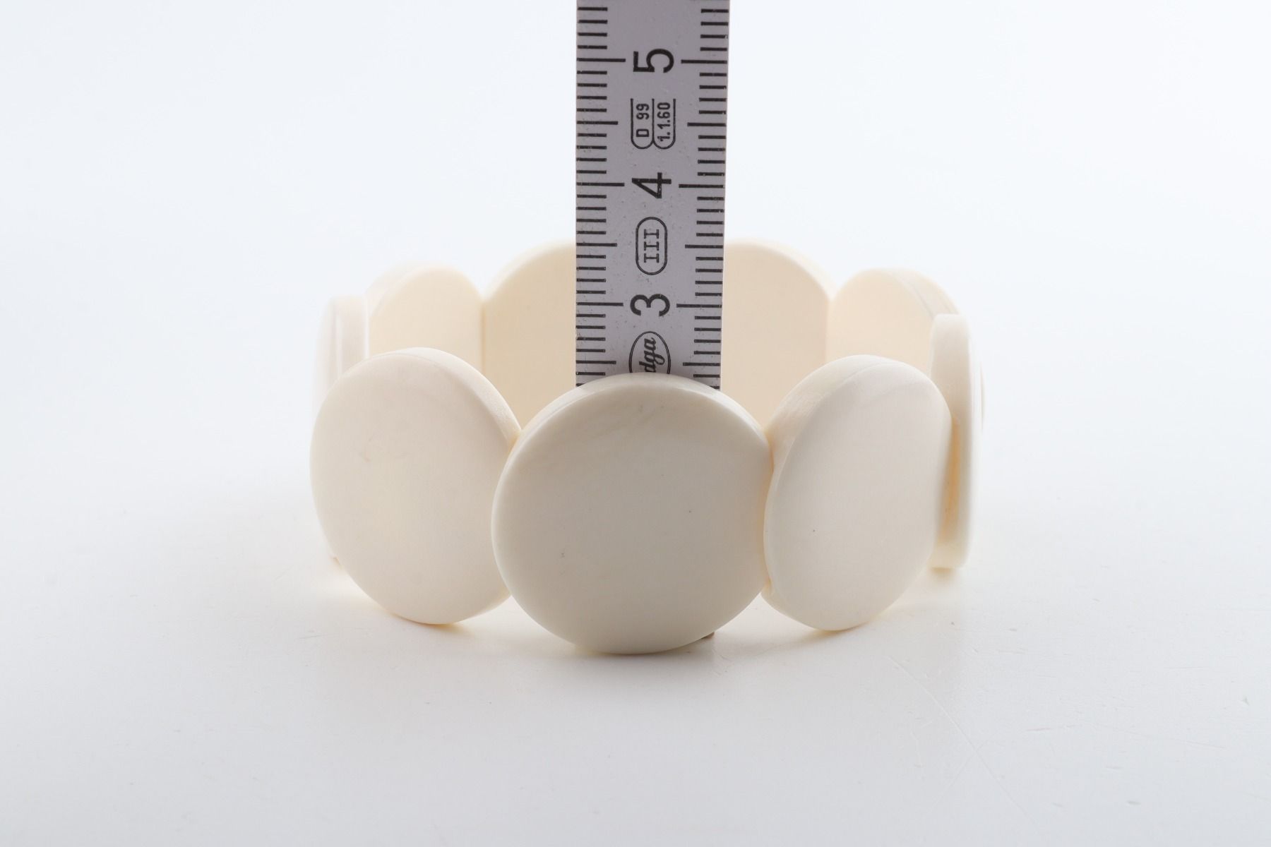 White mammoth ivory bracelet