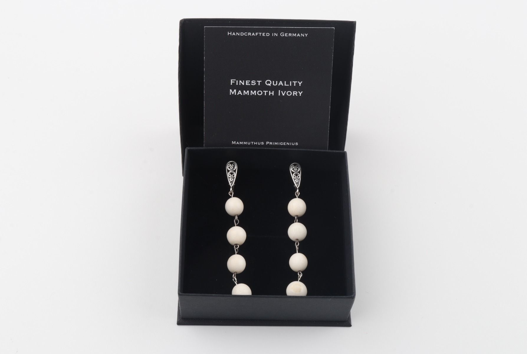 Long Dangle Mammoth Ivory Earrings