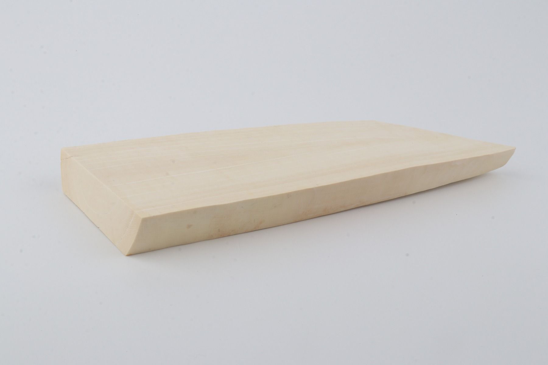 White mammoth ivory segment