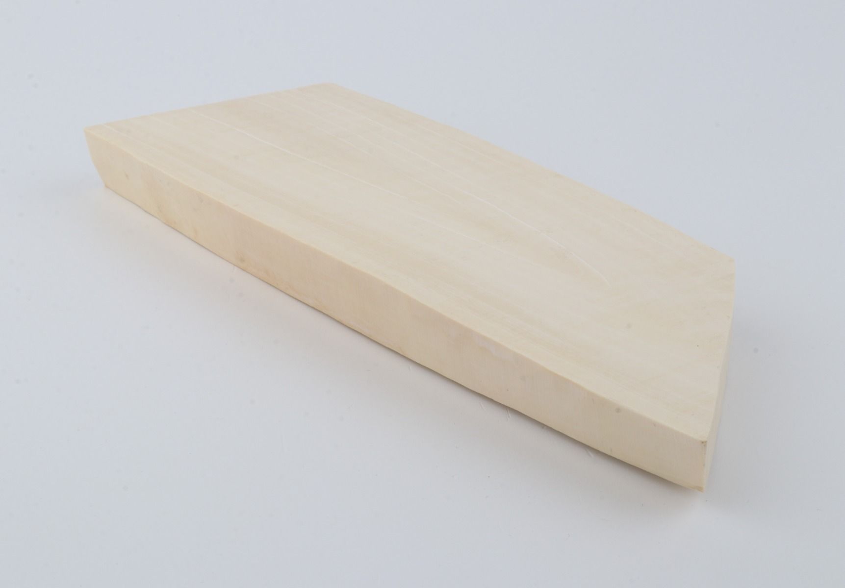 White mammoth ivory segment