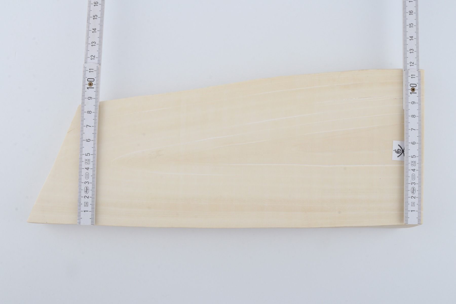 White mammoth ivory segment