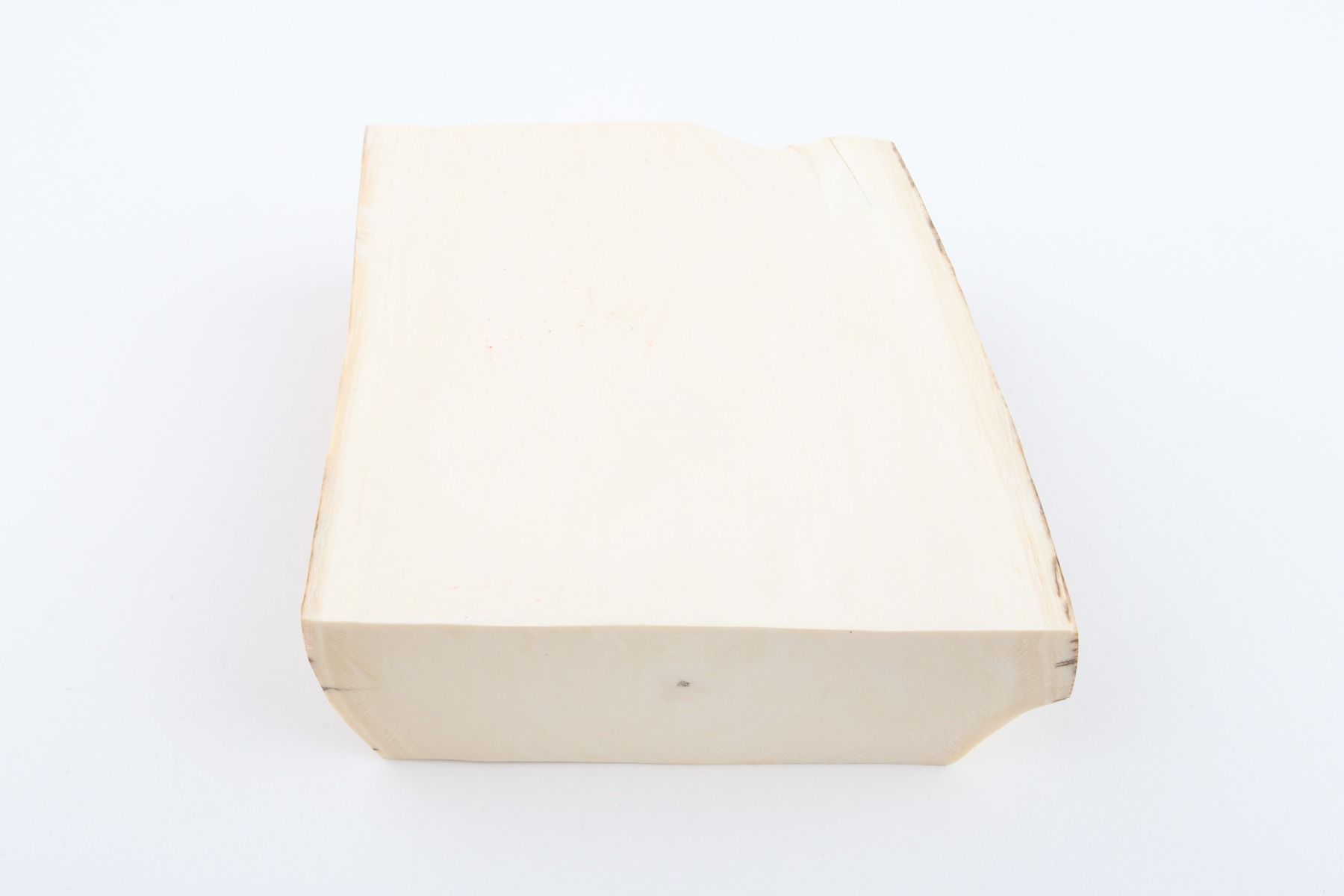 White mammoth ivory segment