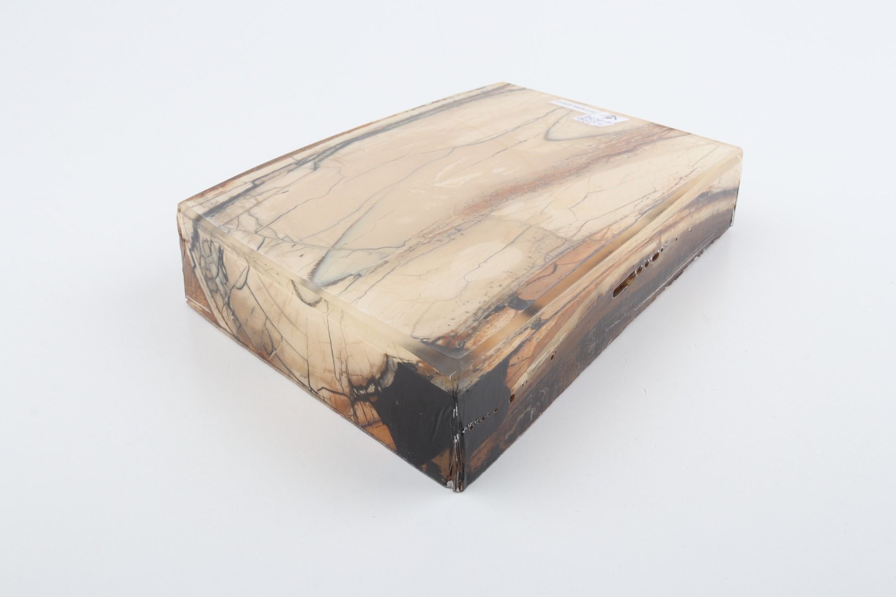 Stabilized mammoth ivory slab