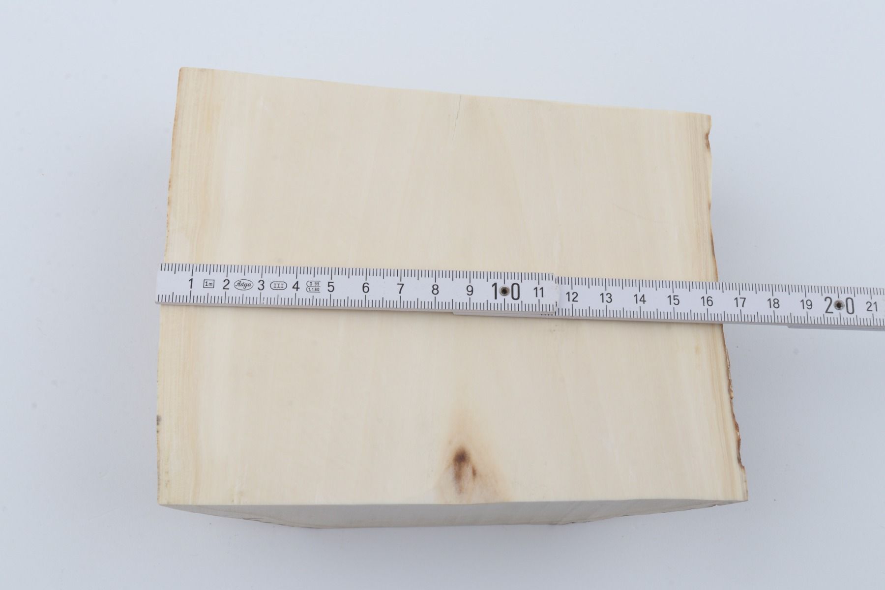 White mammoth ivory segment