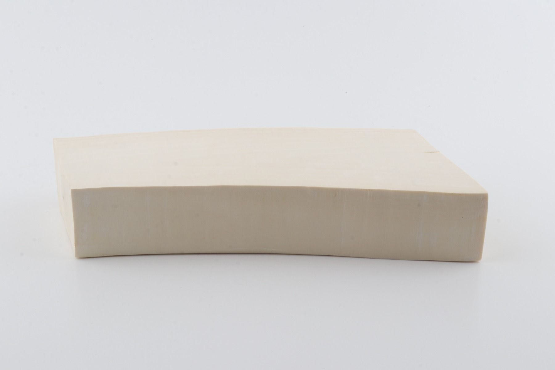White mammoth ivory segment