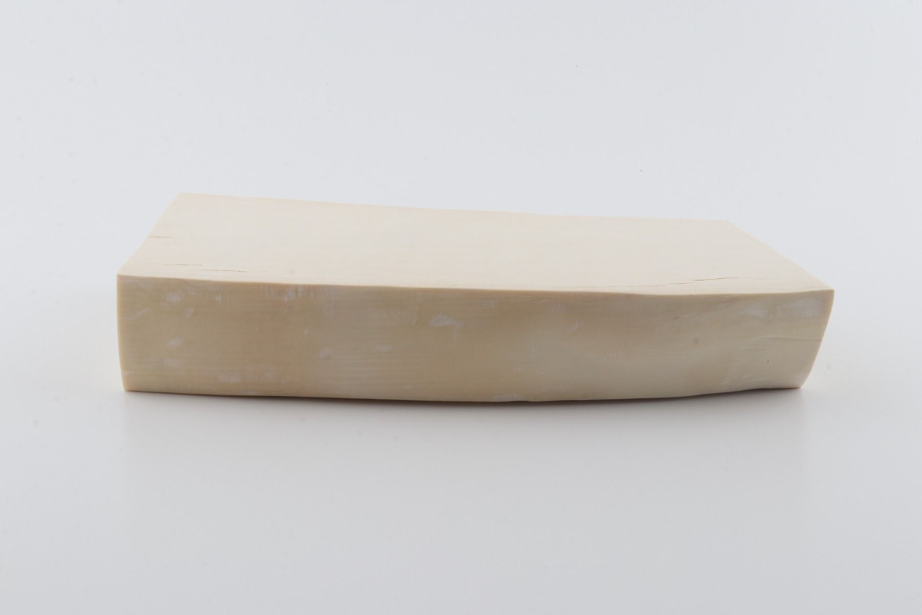 White mammoth ivory segment