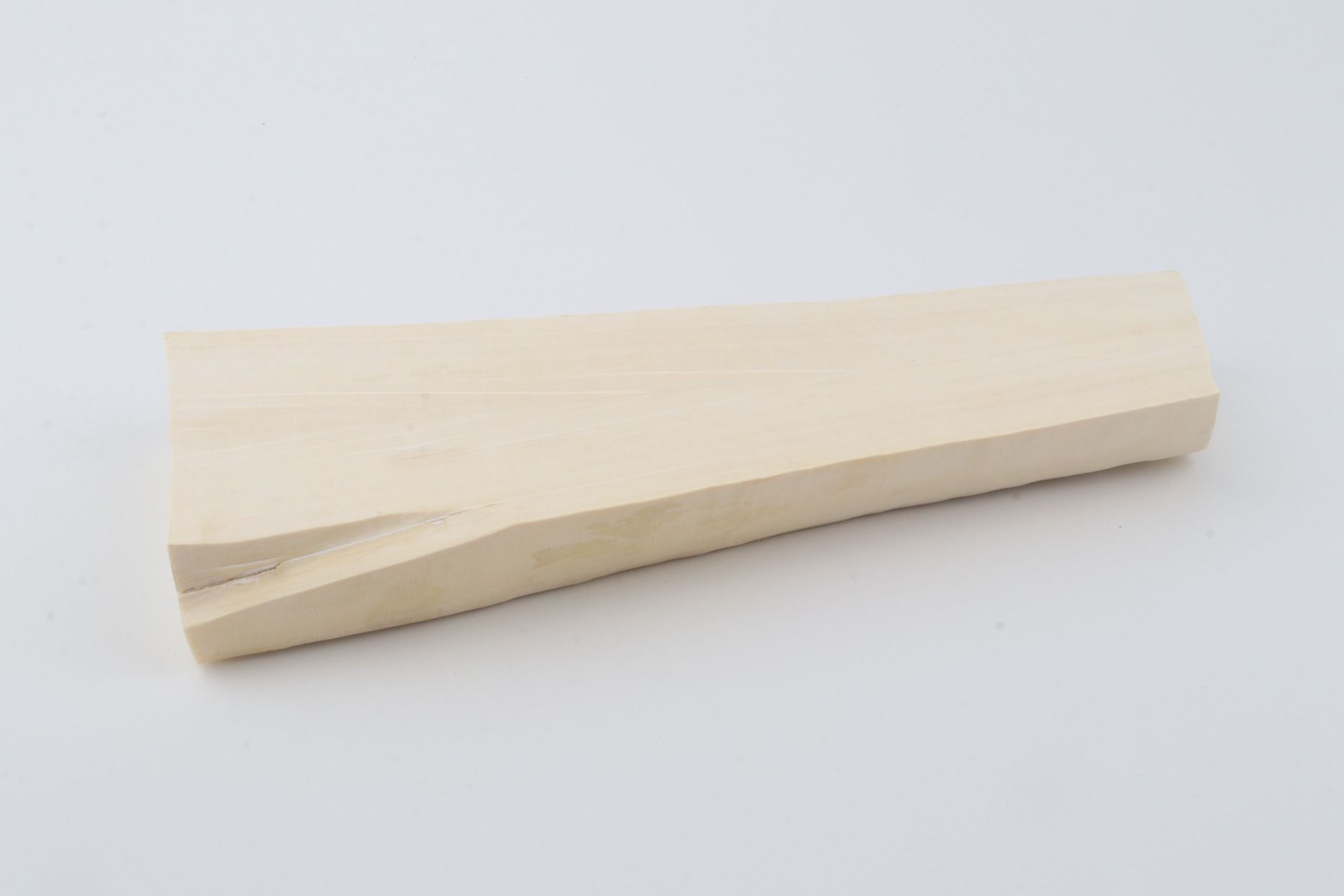 White mammoth ivory segment
