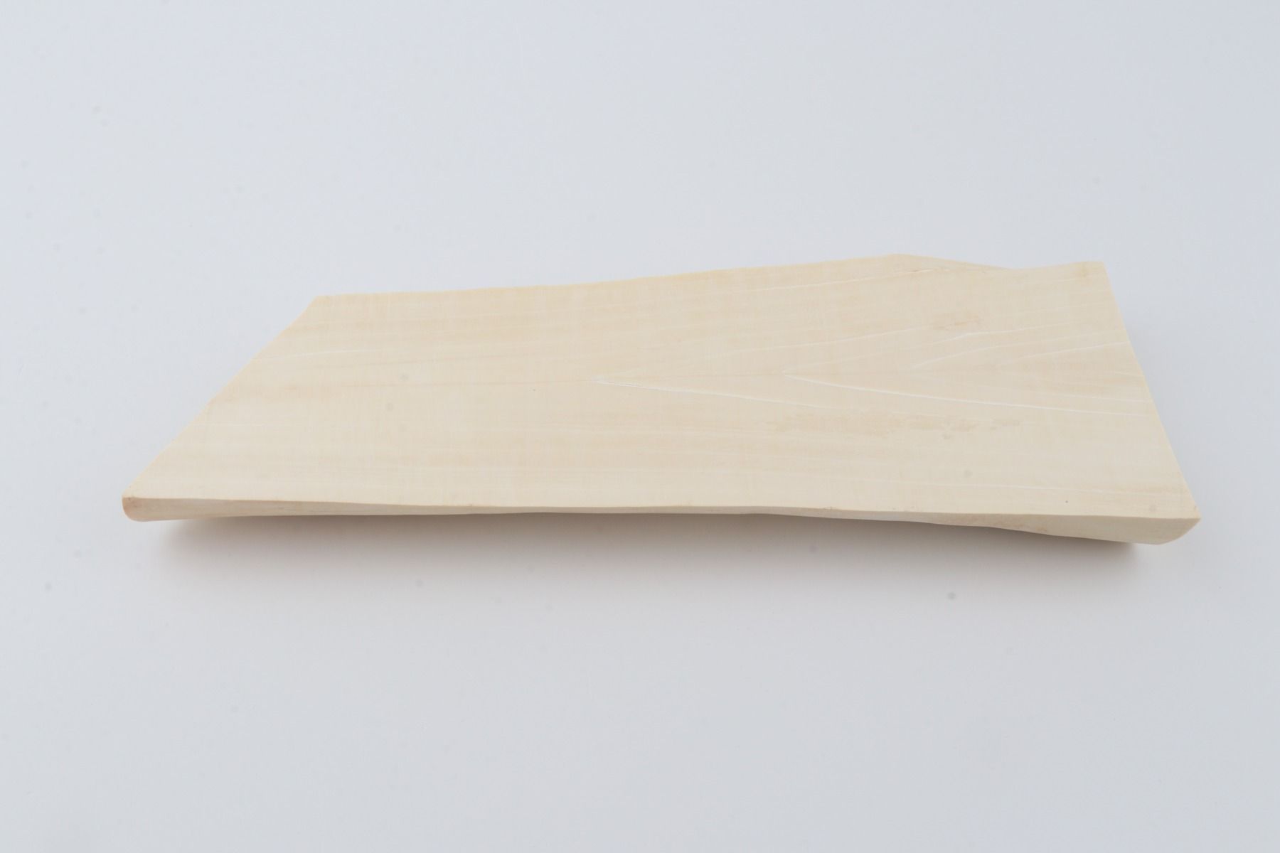 White mammoth ivory segment