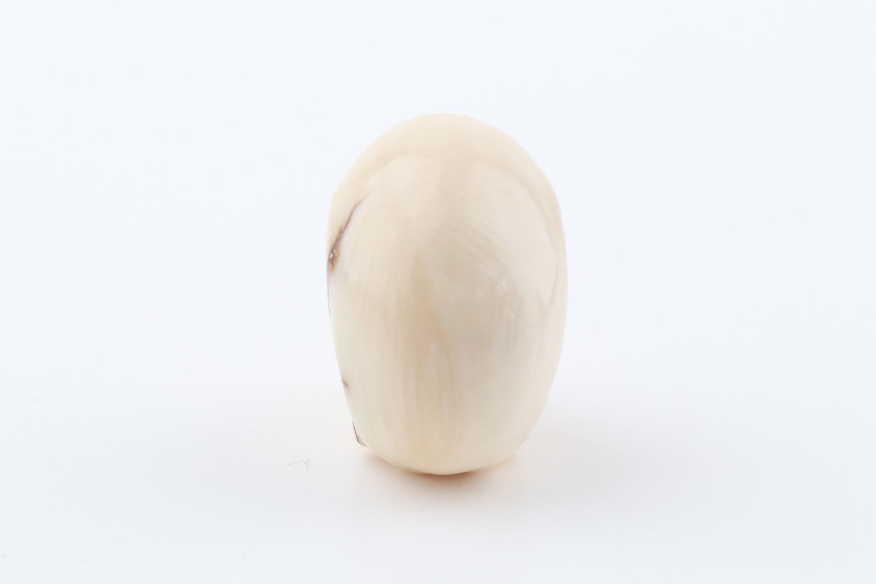 Hand-carved mammoth ivory skull