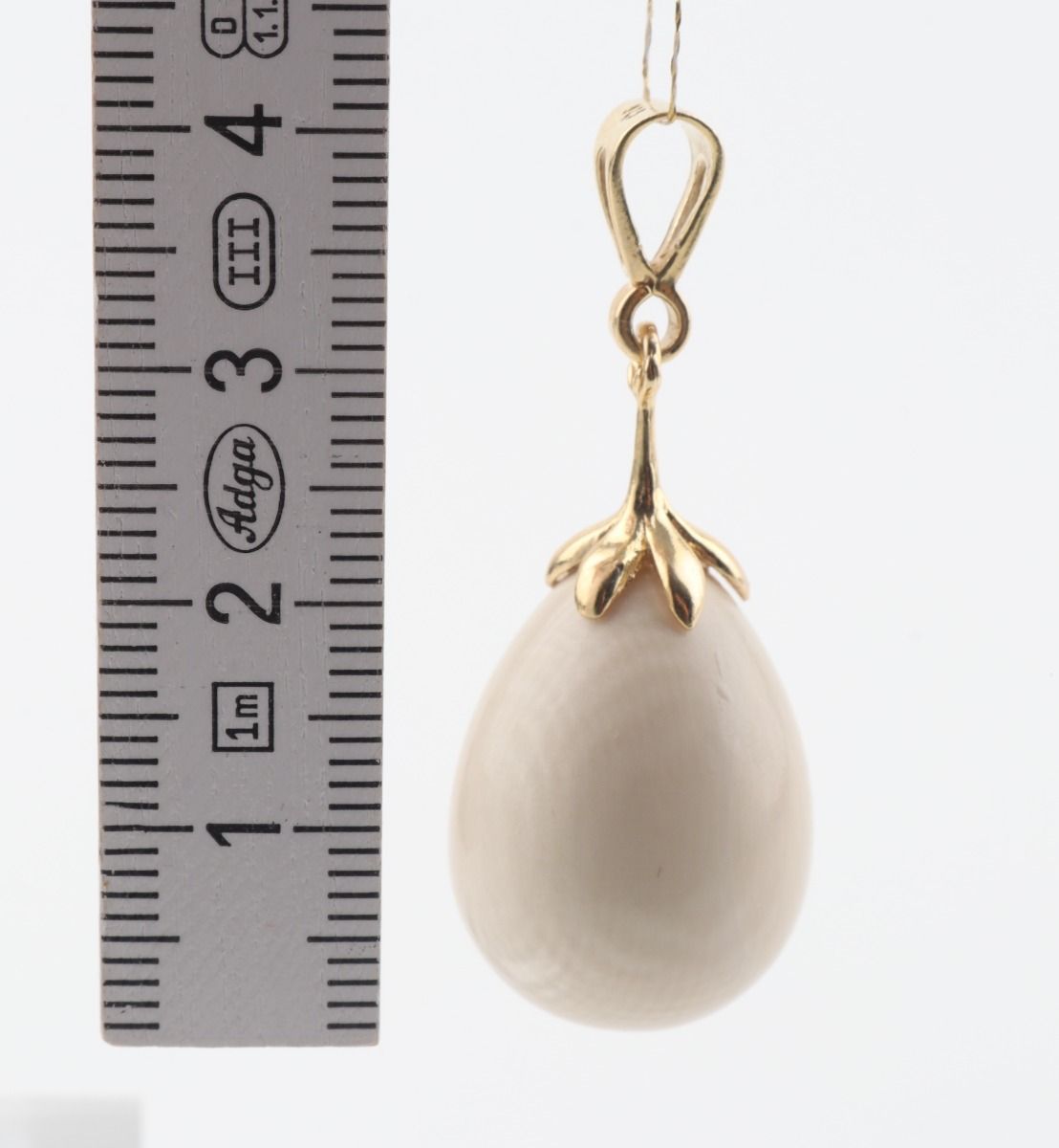 Mammoth Ivory Teardrop Pendant