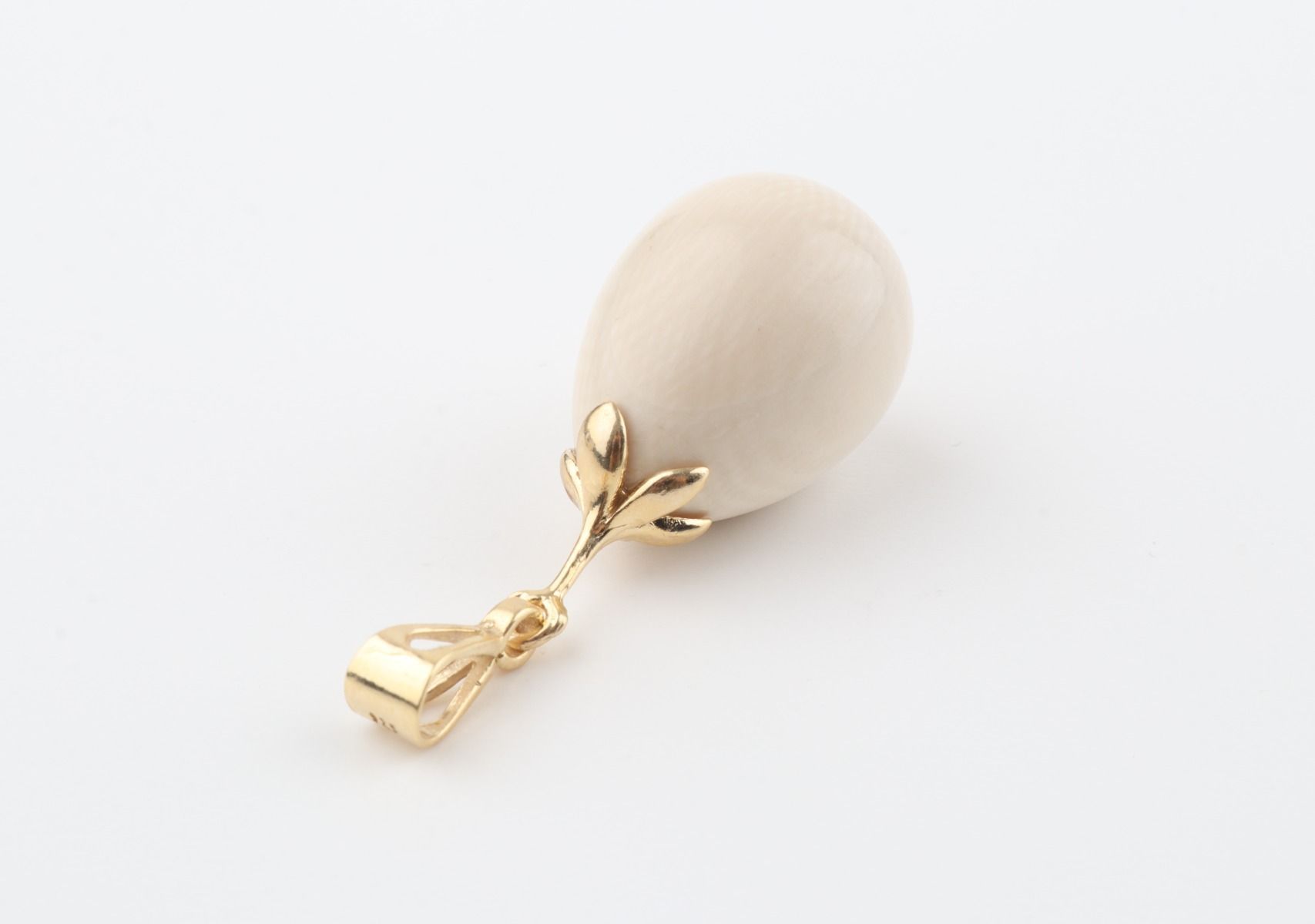 Mammoth Ivory Teardrop Pendant