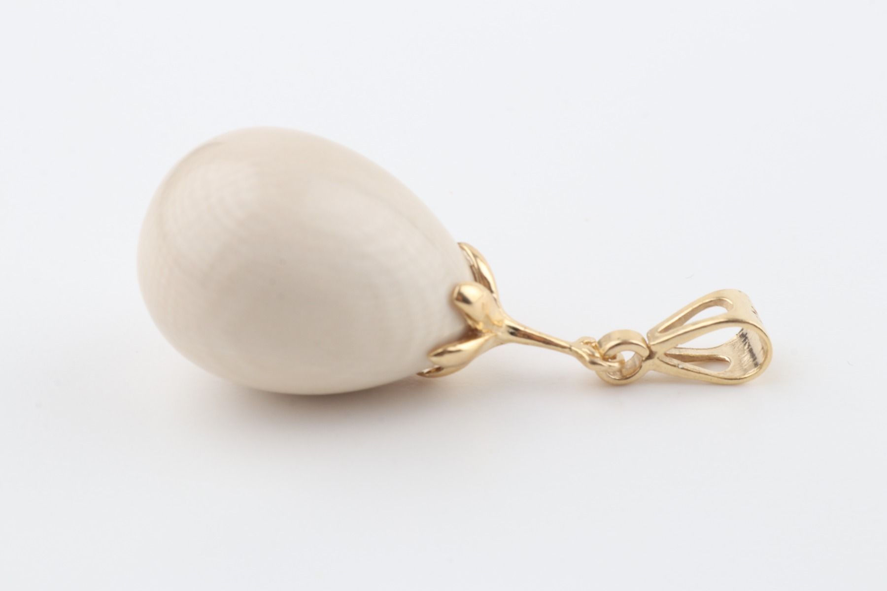 Mammoth Ivory Teardrop Pendant