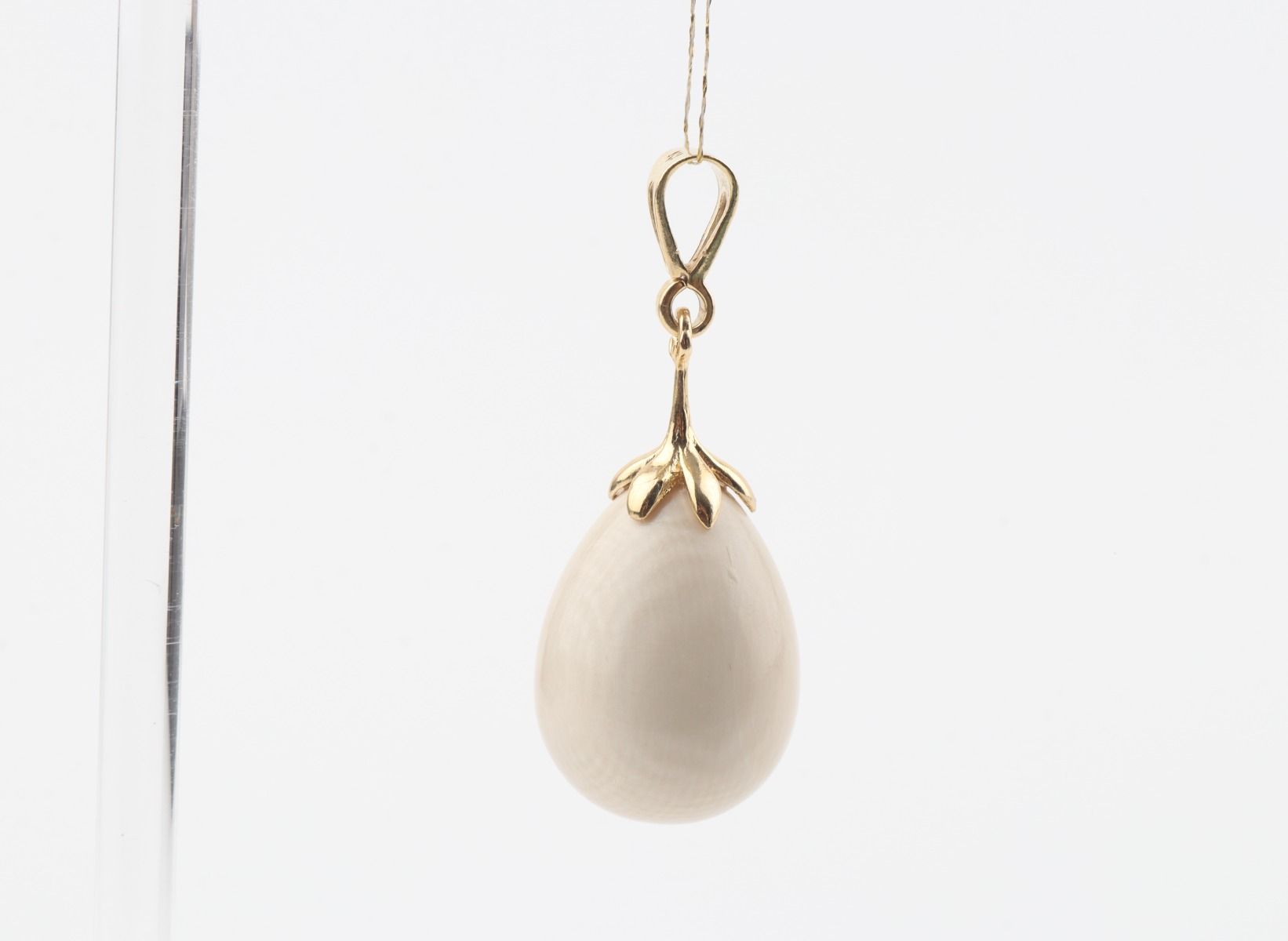 Mammoth Ivory Teardrop Pendant