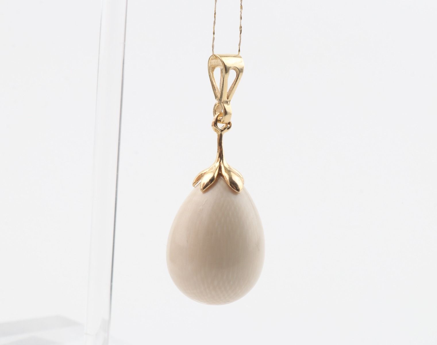 Mammoth Ivory Teardrop Pendant