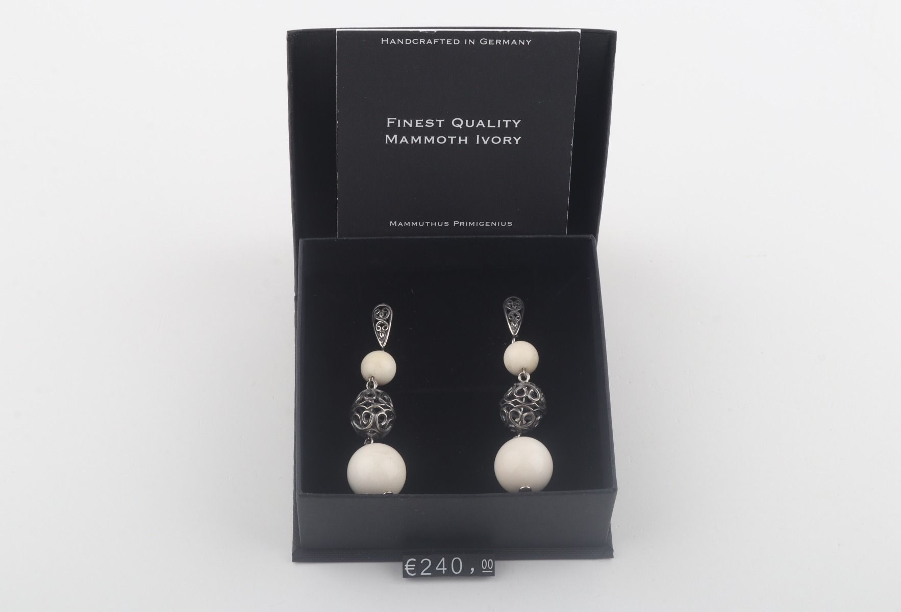 The Blizzard Mammoth Ivory Earrings