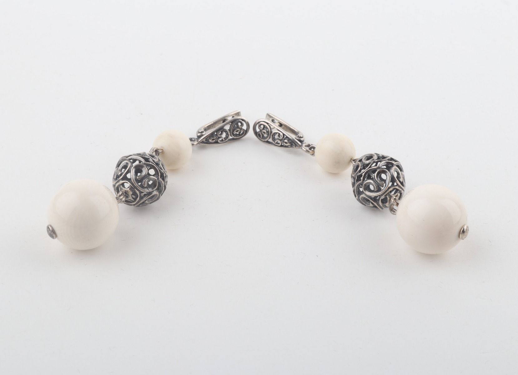 The Blizzard Mammoth Ivory Earrings