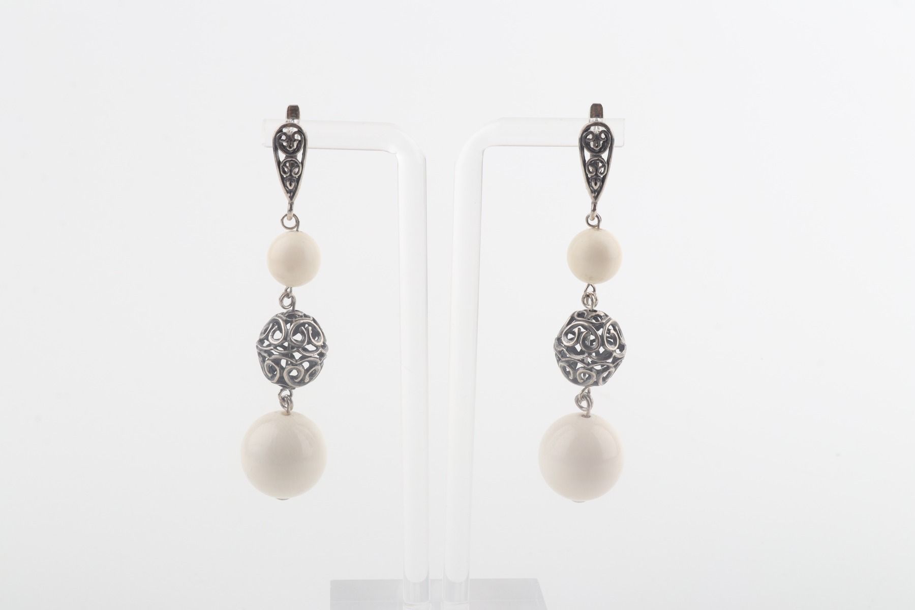 The Blizzard Mammoth Ivory Earrings