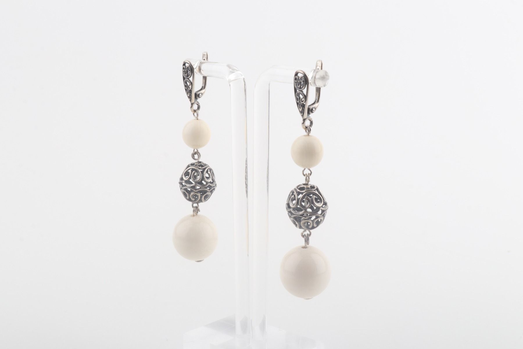 The Blizzard Mammoth Ivory Earrings