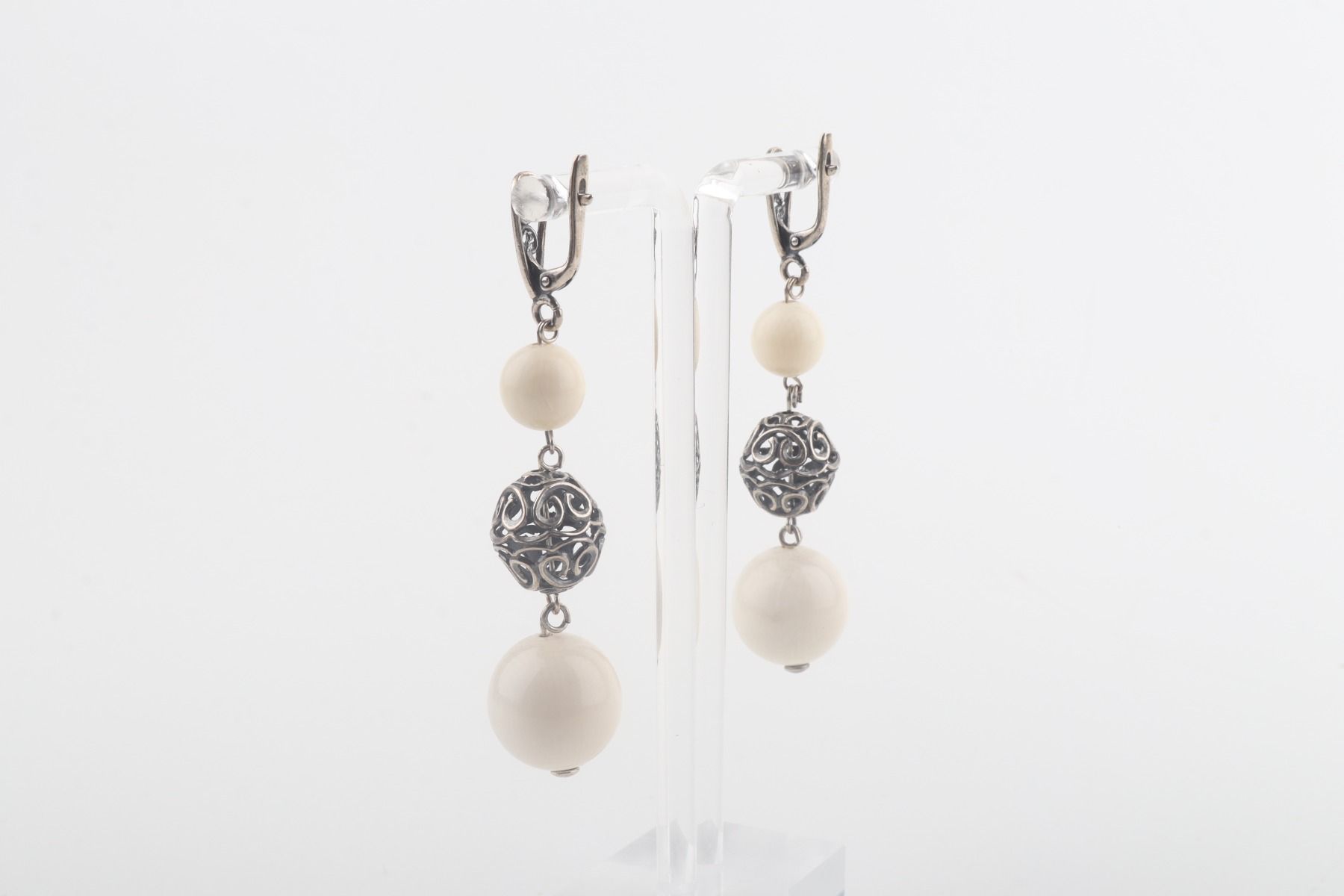 The Blizzard Mammoth Ivory Earrings