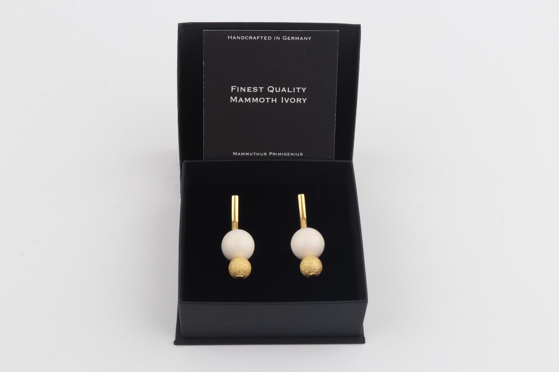 Elegant Mammoth Ivory Earrings