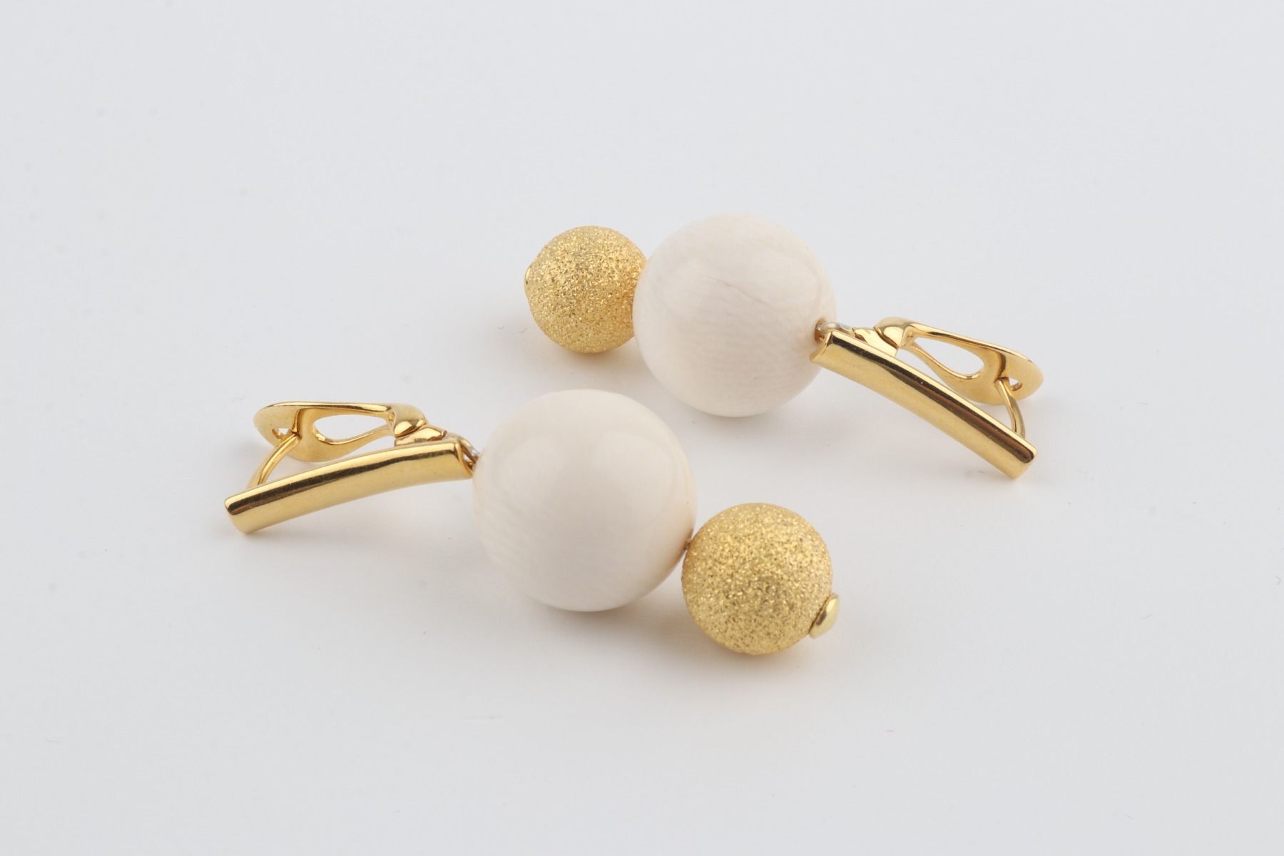 Elegant Mammoth Ivory Earrings