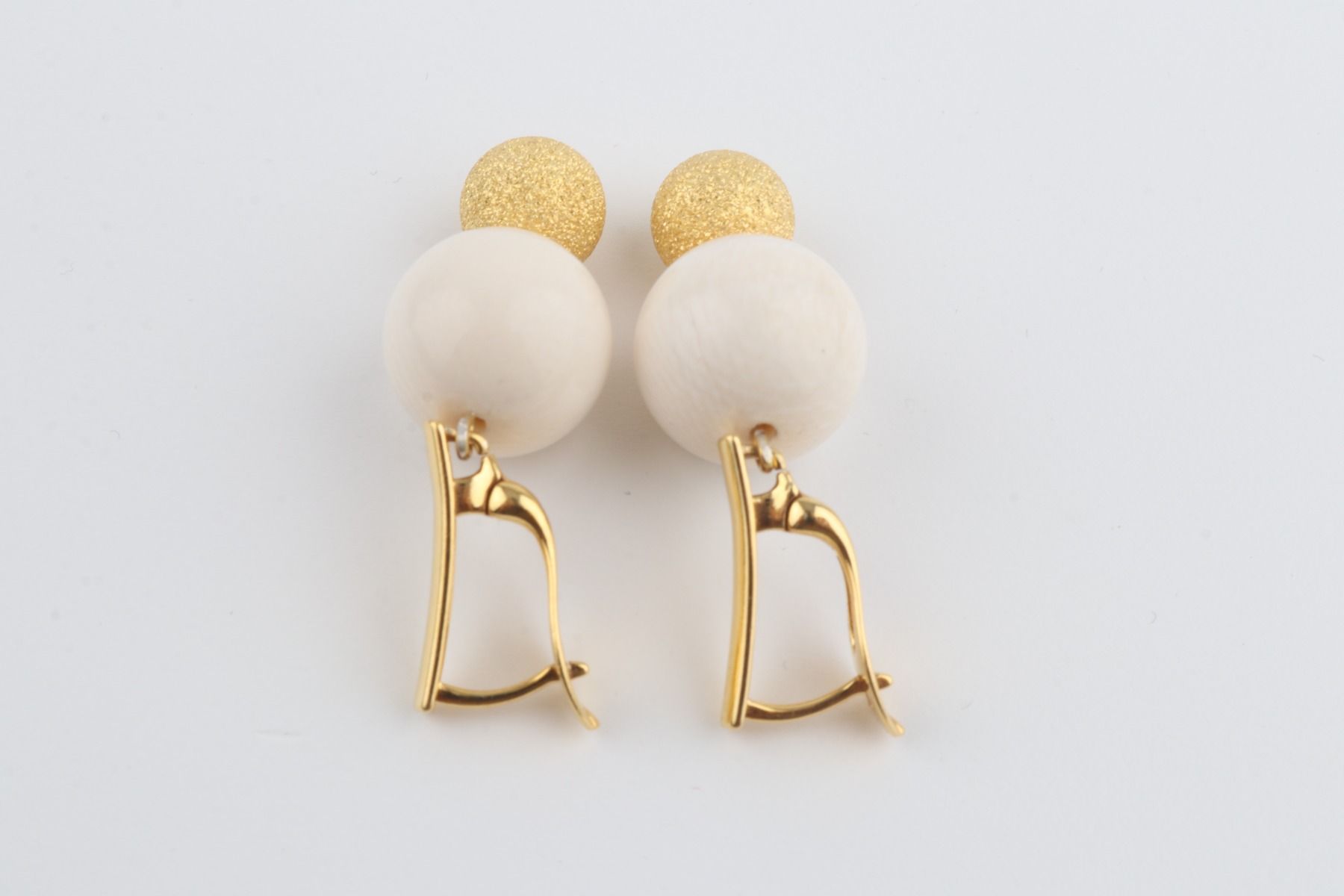 Elegant Mammoth Ivory Earrings