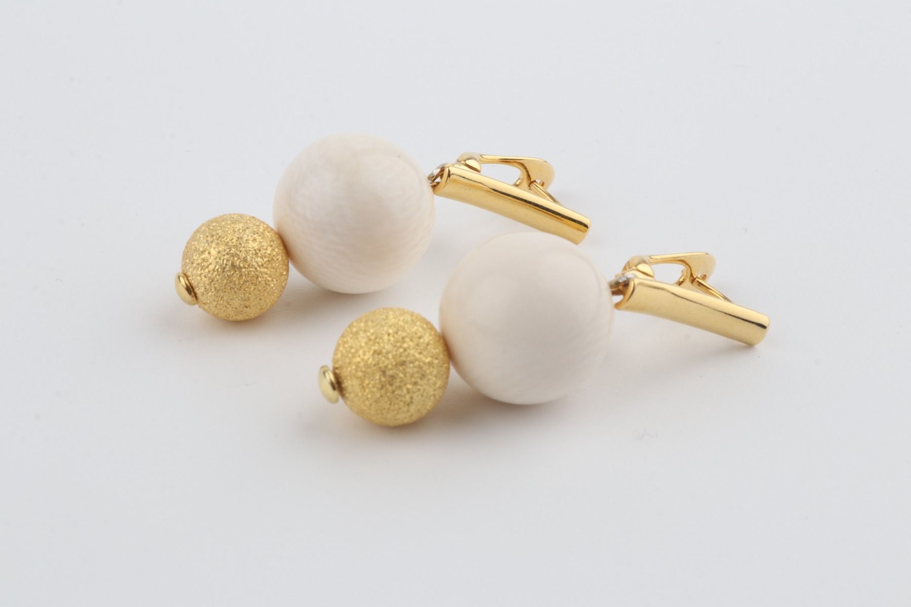 Elegant Mammoth Ivory Earrings