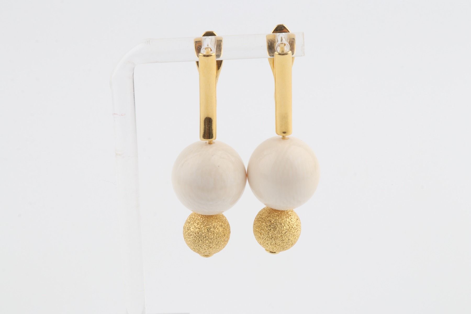 Elegant Mammoth Ivory Earrings