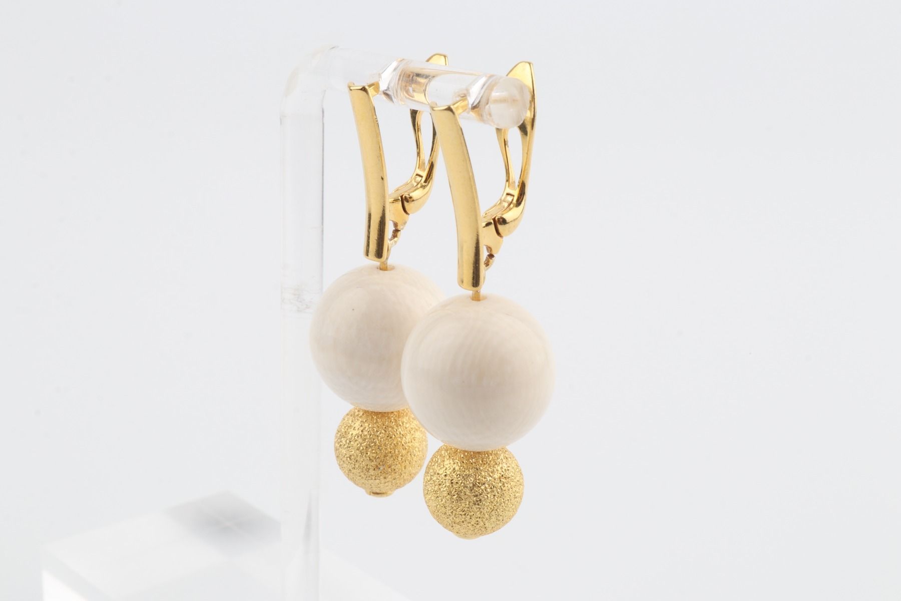 Elegant Mammoth Ivory Earrings