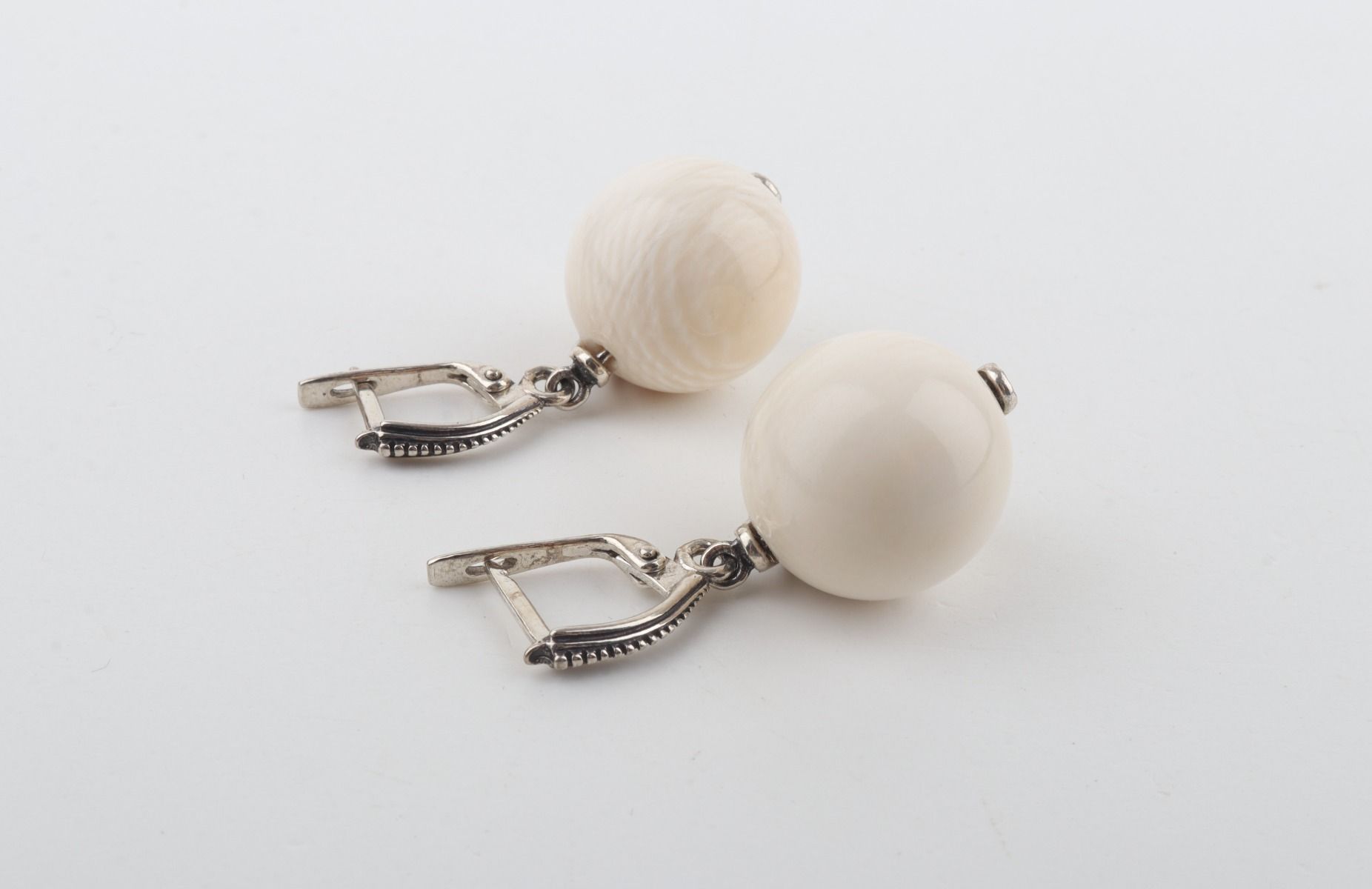 The New Pearl Mammoth Ivory Earrings