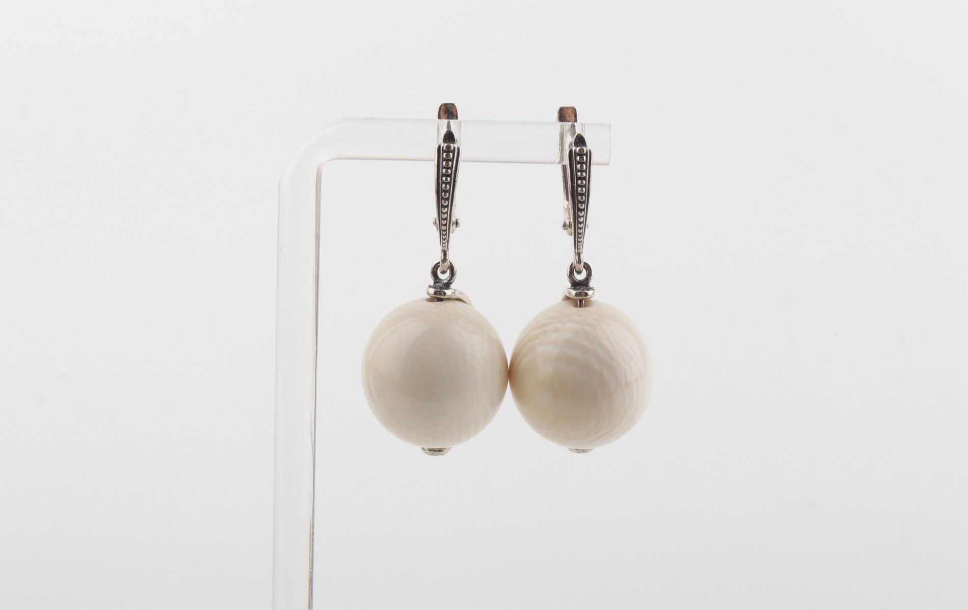 The New Pearl Mammoth Ivory Earrings