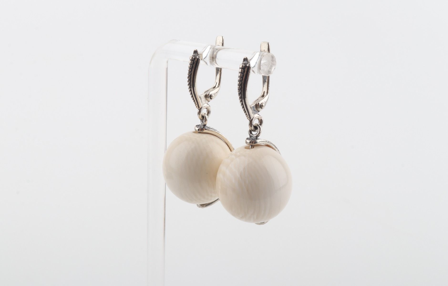 The New Pearl Mammoth Ivory Earrings