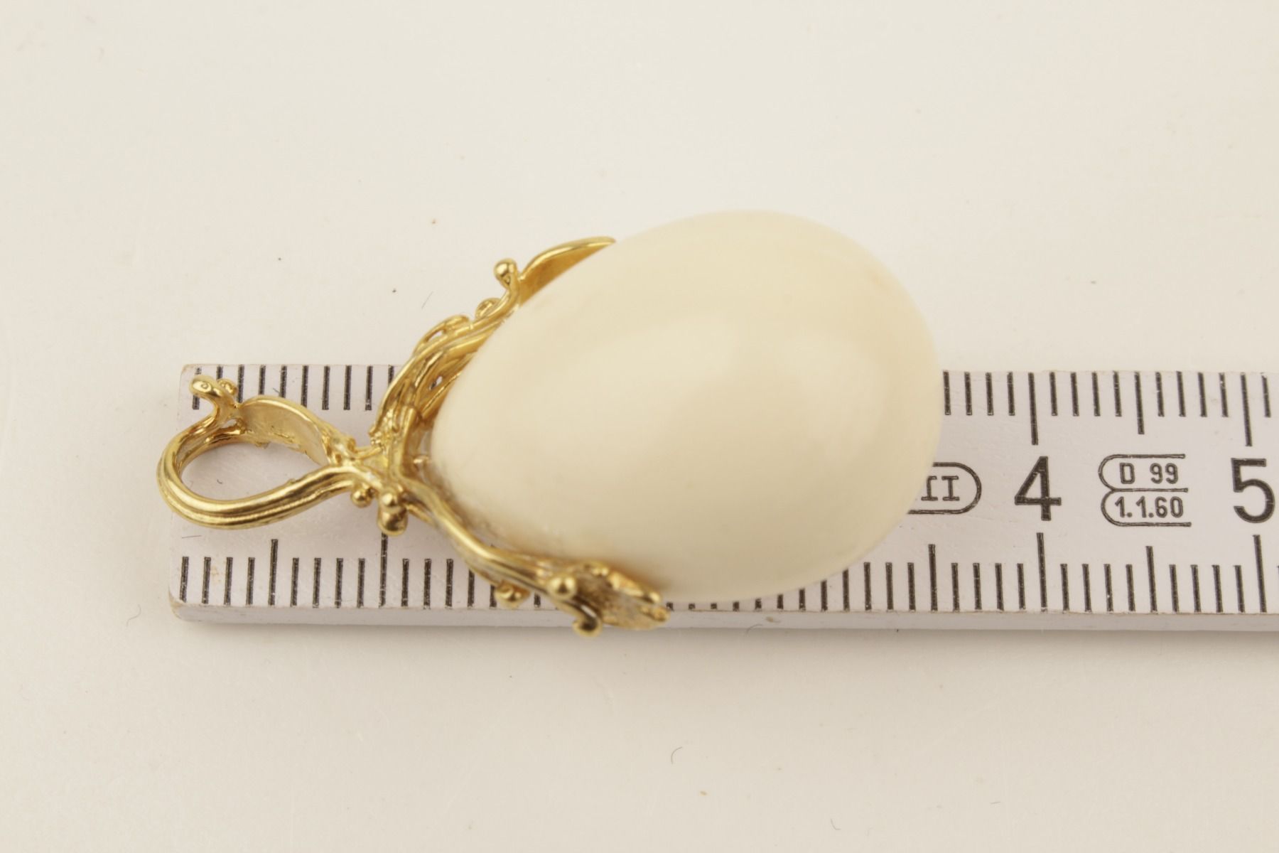 Mammoth Ivory Egg Pendant