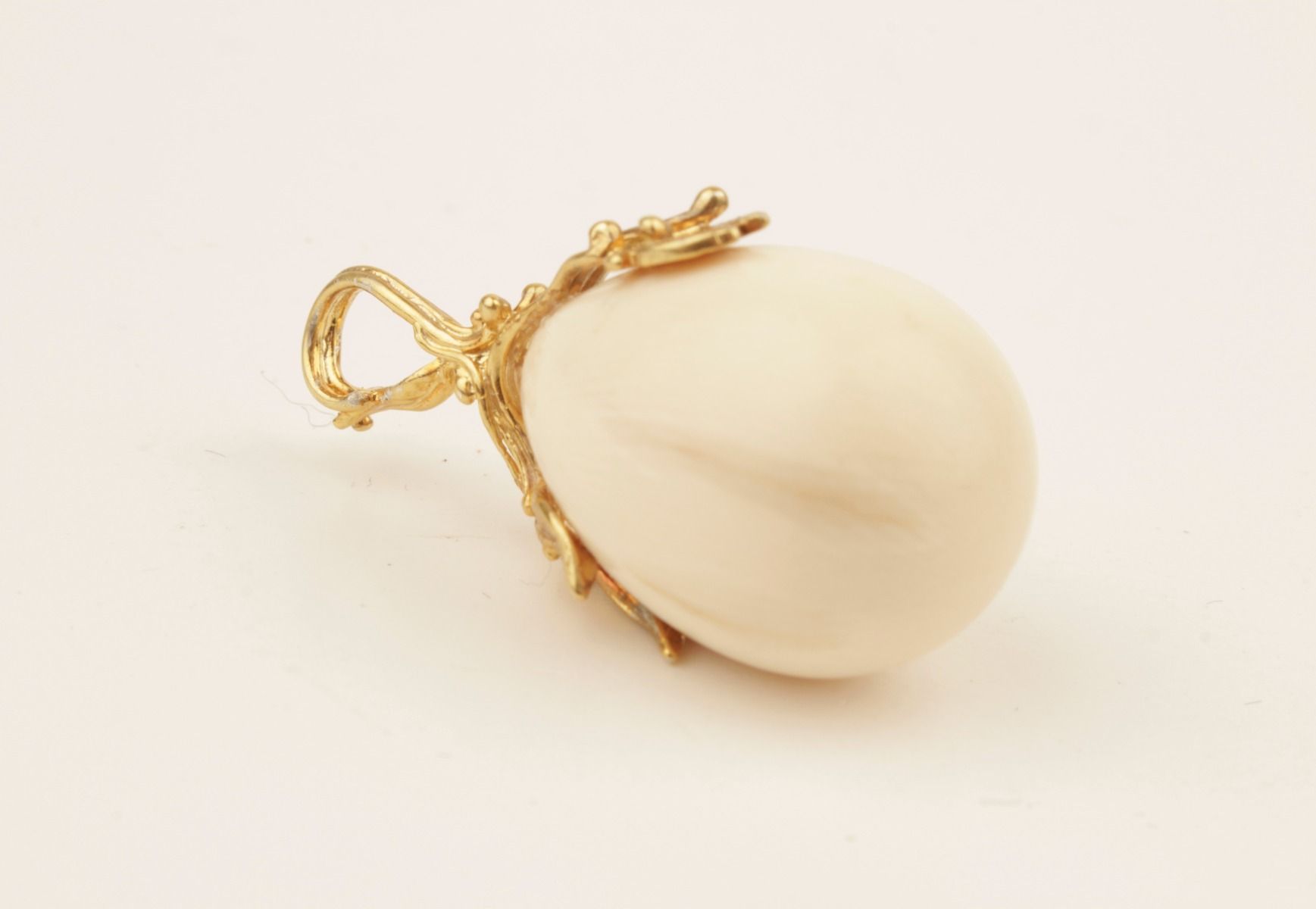 Mammoth Ivory Egg Pendant