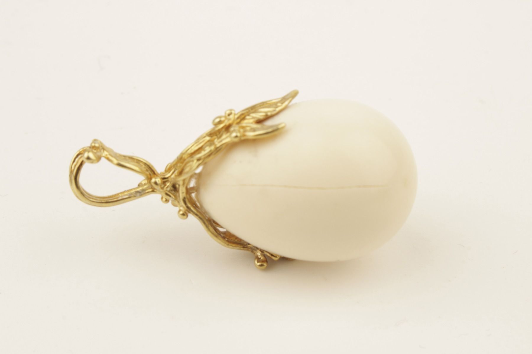 Mammoth Ivory Egg Pendant
