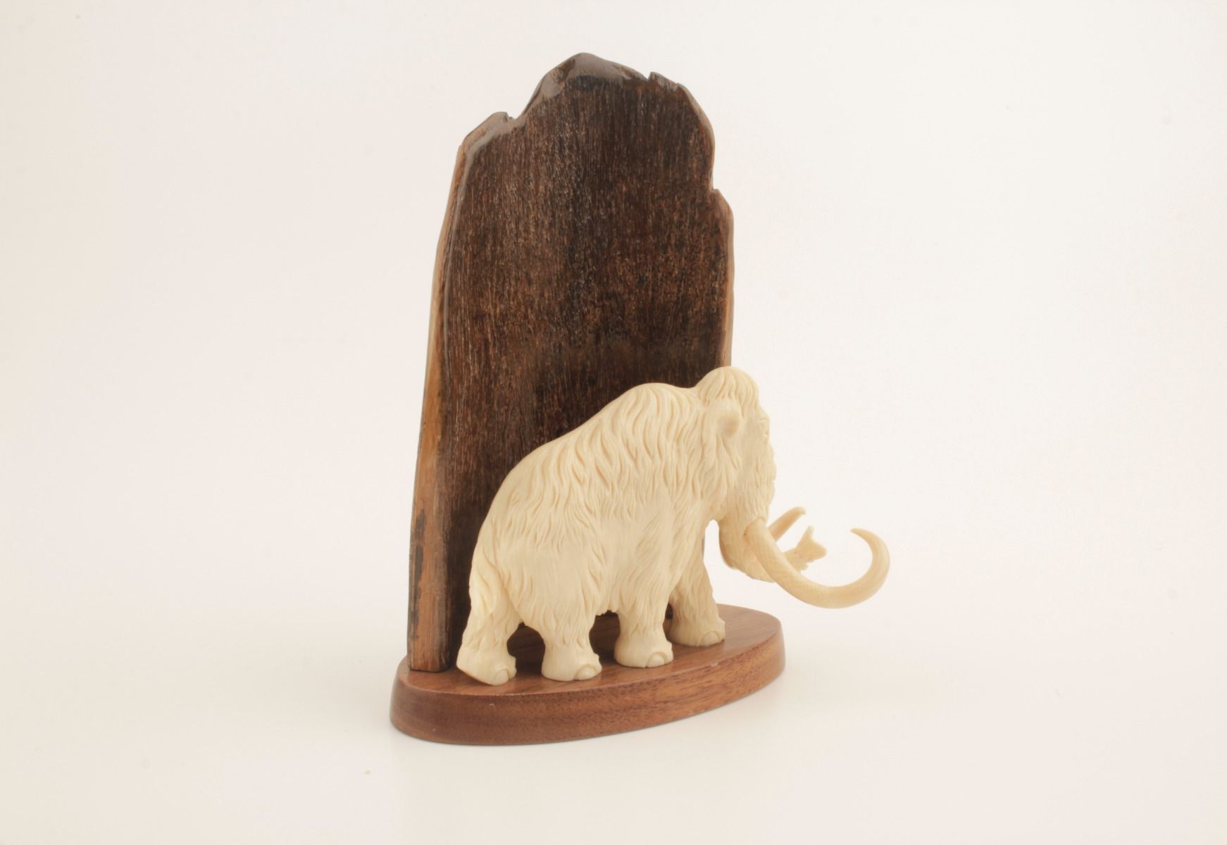 Carved mammoth ivory figurine