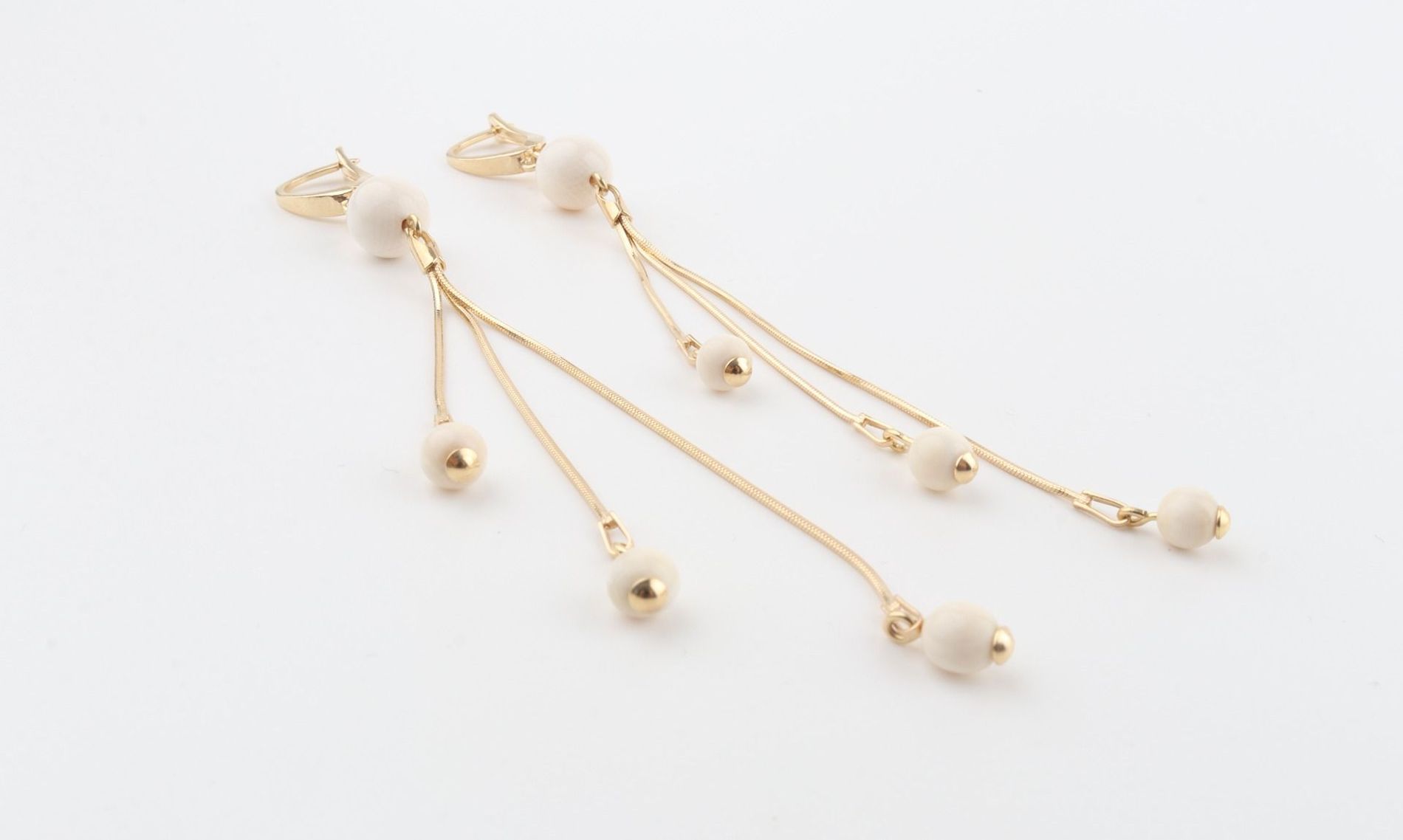 Dangle Mammoth Ivory Earrings