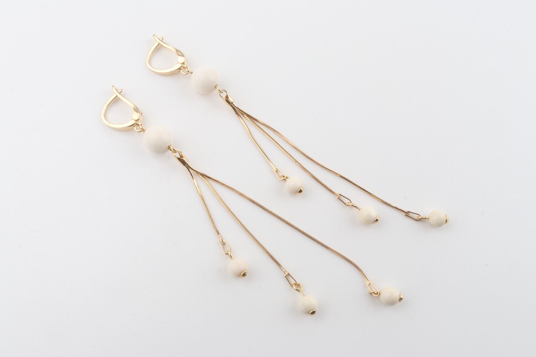 Dangle Mammoth Ivory Earrings