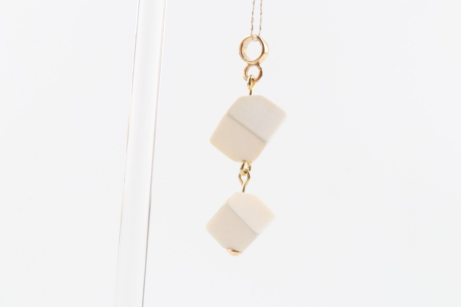Geometric Mammoth Ivory Pendant 