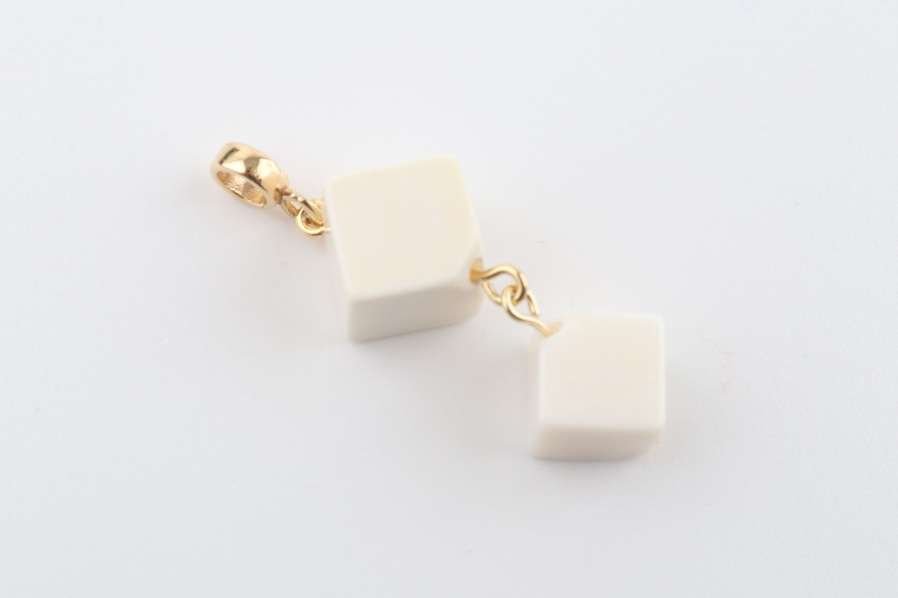Geometric Mammoth Ivory Pendant 