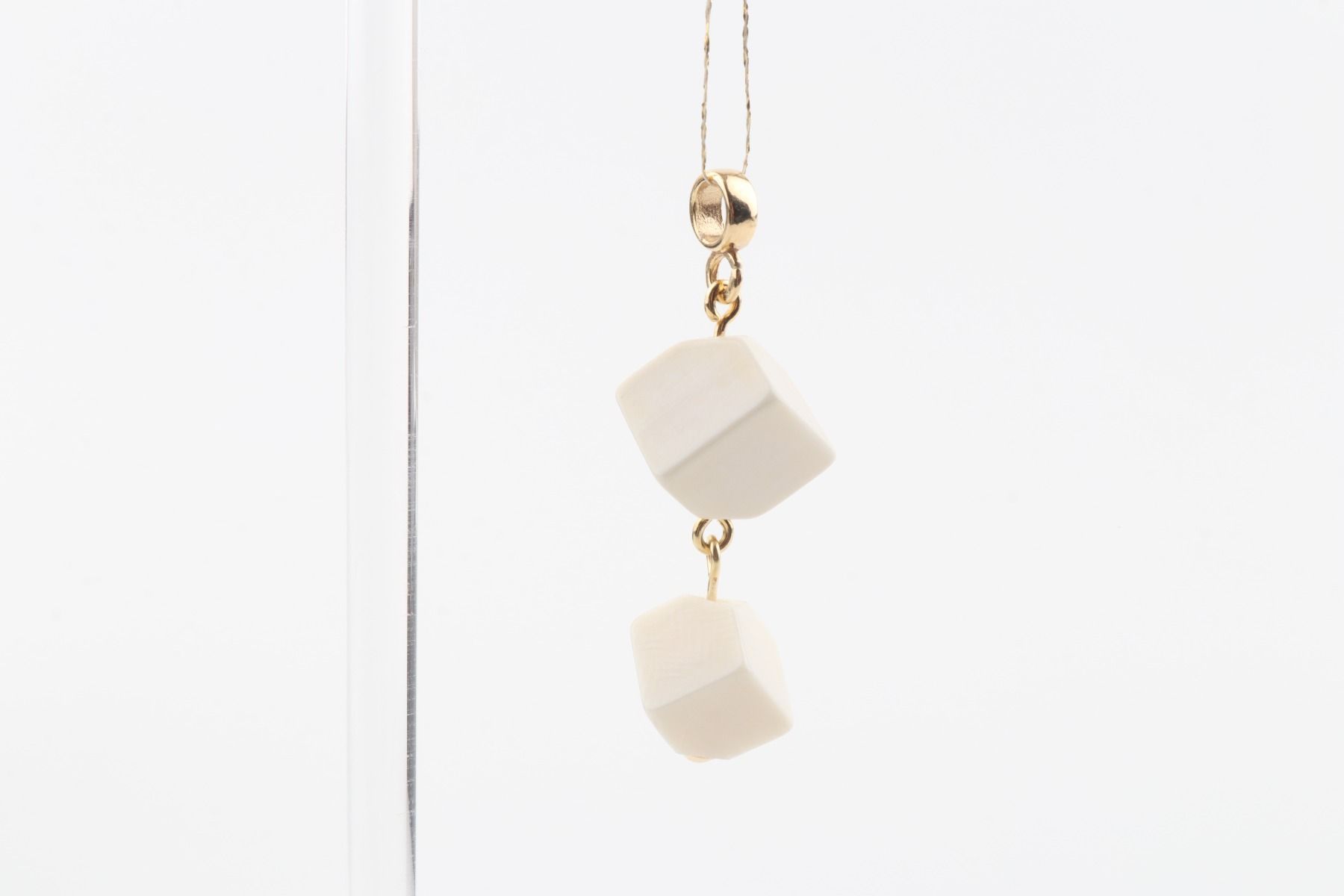 Geometric Mammoth Ivory Pendant 