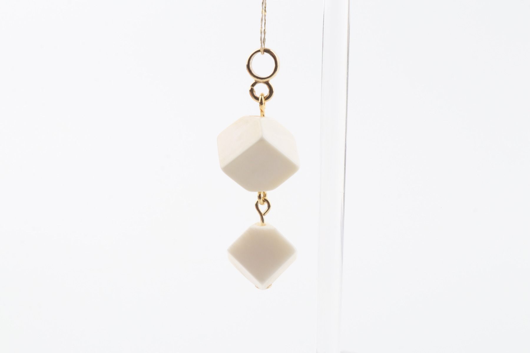 Geometric Mammoth Ivory Pendant 