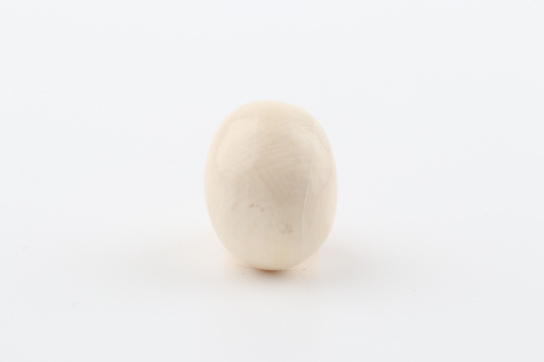 Hand carved mammoth ivory skull