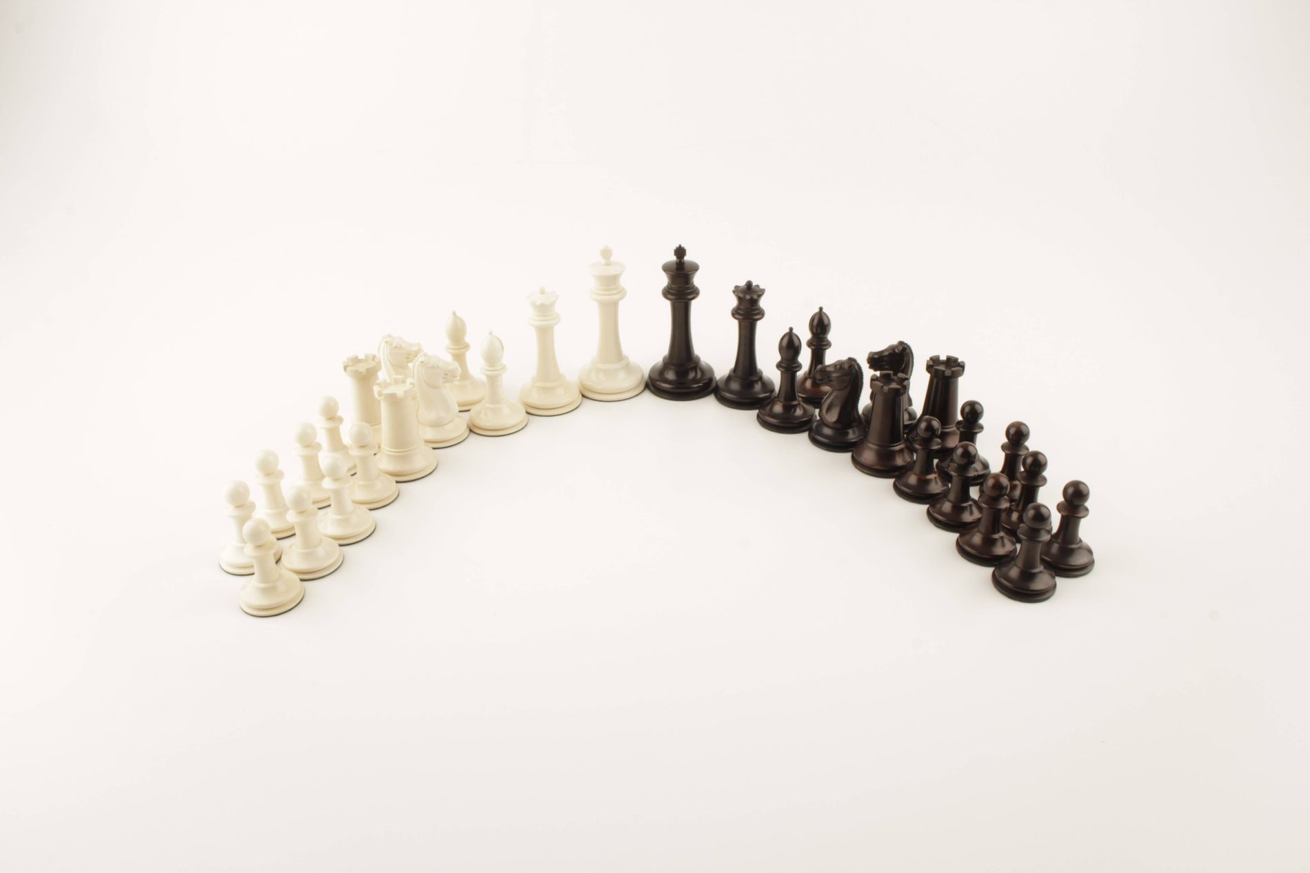 Mammoth ivory chess set