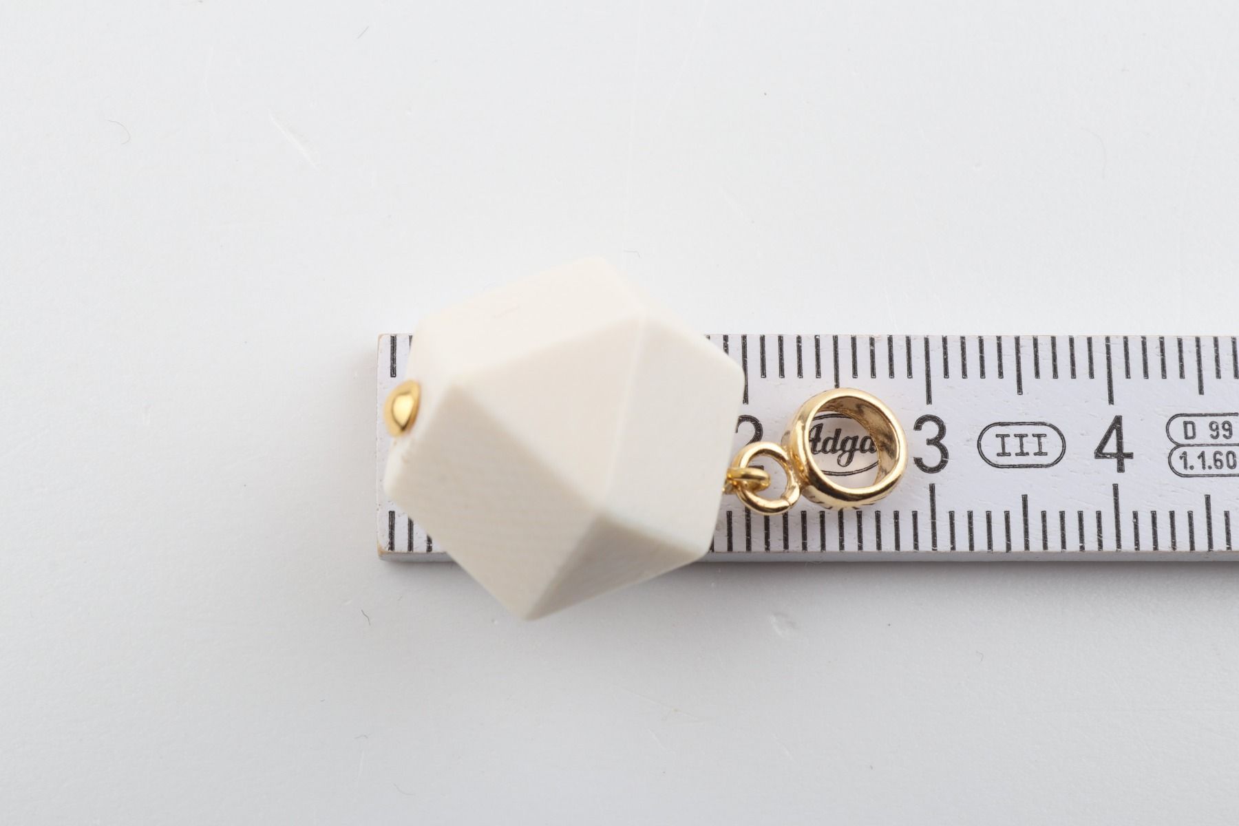 Geometric Mammoth Ivory Pendant 